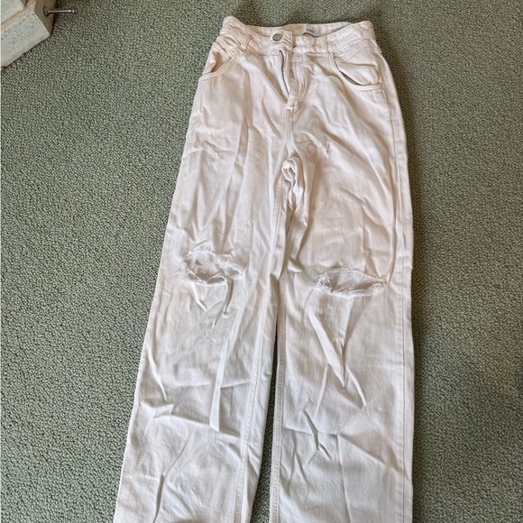 Closed Denim - Closed Cream High-Waist Jeans
